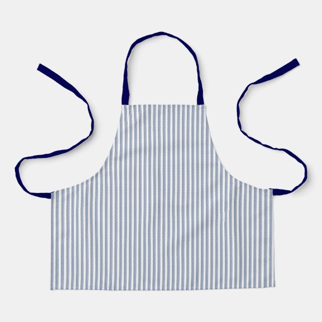 Delantal Tira de tictac azul Kids Apron (Anverso)