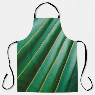 Delantal Tiras de plantas de textura de hoja verde