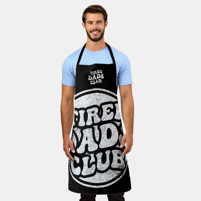 Delantal Tired Dads Club Funny (Gastado)