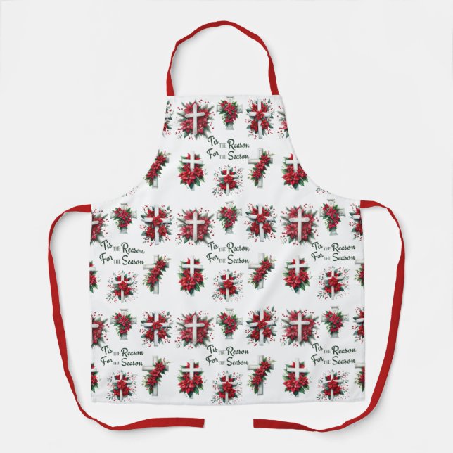 Delantal Tis The Reason For The Season (Anverso)