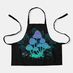 Delantal Toadstools en Bushes