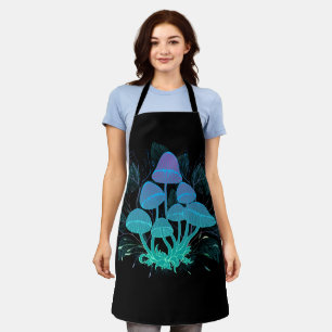 Delantal Toadstools en Bushes