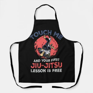 Delantal Tócame Y Tu Primera Lección De Jiu Jitsu Es Gratui
