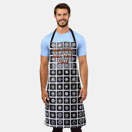 Delantal Todas las paradas de barbacoa todo el tiempo, Snow