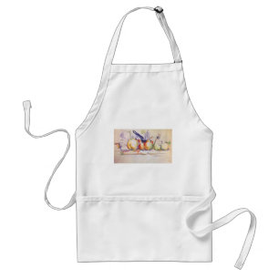 Delantal Todavía la vida con Saucepan de Paul Cezanne