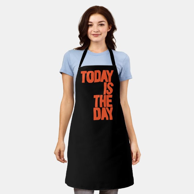 Delantal Today is the day (Gastado)