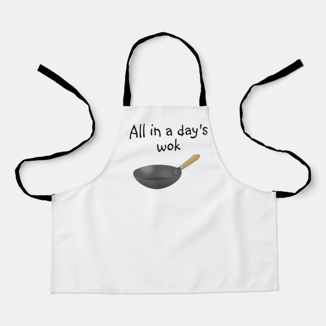 Delantal Todo en un día de trabajo (Anverso)