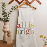 Delantal Todo Es Moderno Y Colorido | Feliz feriado<br><div class="desc">¡Acepte el espíritu festivo y difunda la alegría de las vacaciones con nuestra impresionante colección "All Is Bright"! Ya sea que esté decorando las salas o enviando cálidos deseos, nuestros modernos y coloridos productos de vacaciones son perfectos para celebrar esta alegre temporada. ¡Difundan el espíritu de la fiesta con nuestra...</div>