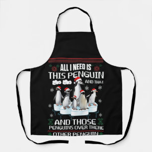 Delantal Todo Lo Que Necesito Es Este Pingüino Y Ese Otro 