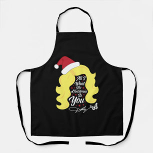 Delantal Todo lo que quiero Navidades Dolly Wig