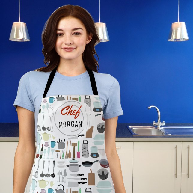 Delantal Todo menos el Apron de la Cocina (Cook in style and with a sense of humor with our fun customizable apron. )