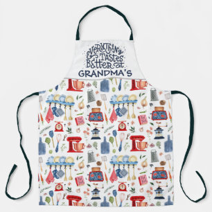 Delantal Todo sabe mejor en Grandmas