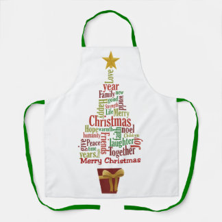Delantal Todo sobre la Navidad