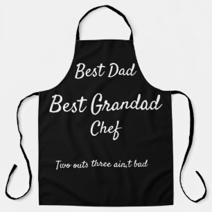 Delantal Todo sobre Print Apron, regalo para él, mensaje de