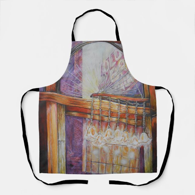 Delantal Todos Estamos Volando A La Misma Luz. (Anverso)