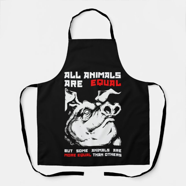 Delantal Todos los animales son iguales 1 (Anverso)