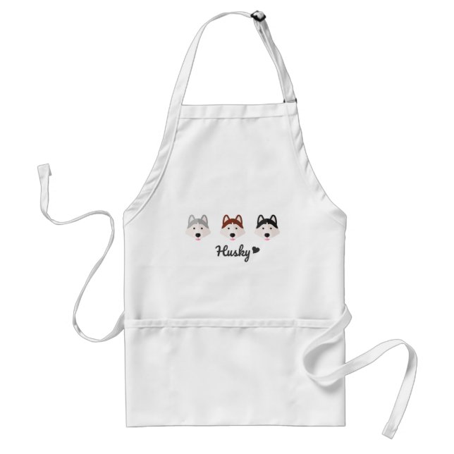 Delantal Todos los colores Husky Love (Frente)