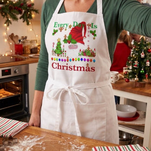 Delantal Todos los Días Es Navidad