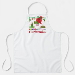Delantal Todos los días hay Navidades