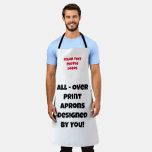 Todos los personalizables - Aprones de impresión p