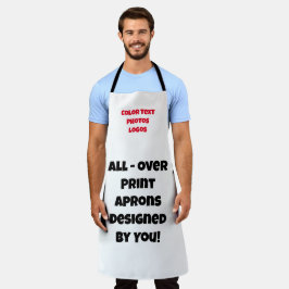 Delantal Todos los personalizables - Aprones de impresión p