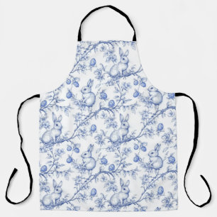 Delantal Toile De Jouy Easter Bunny