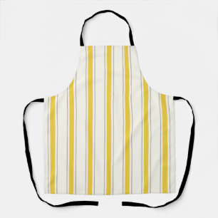 Delantal Toldo de franja de resort costero Cocina Amarillo