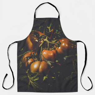 Delantal Tomates Rústicos Granja Vintage Chef Botánico