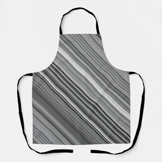 Delantal Tono Gris Gris Raya (Anverso)