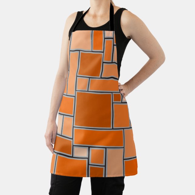 Delantal Tonos de Naranja (in situ)