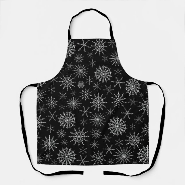 Delantal Tormenta de nieve chic (Anverso)