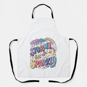 Delantal Tormenta de Unicornio pero Diseño de Merch Caprich