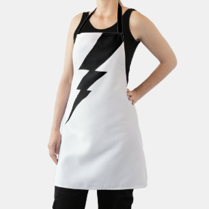 Delantal Tornillo relámpago negro