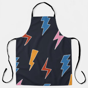 Delantal Tornillos roscados sin soldadura, relámpagos dibuj