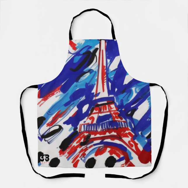 Delantal Torre Eiffel (Anverso)