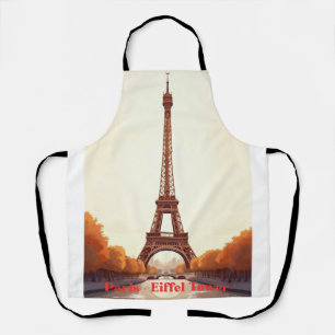 Delantal Torre Eiffel de París Cornhole – Diseño de viaje p