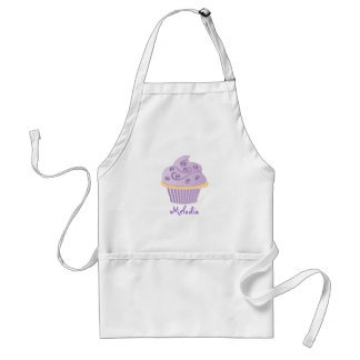 Delantal Torta de rociado de batido morado