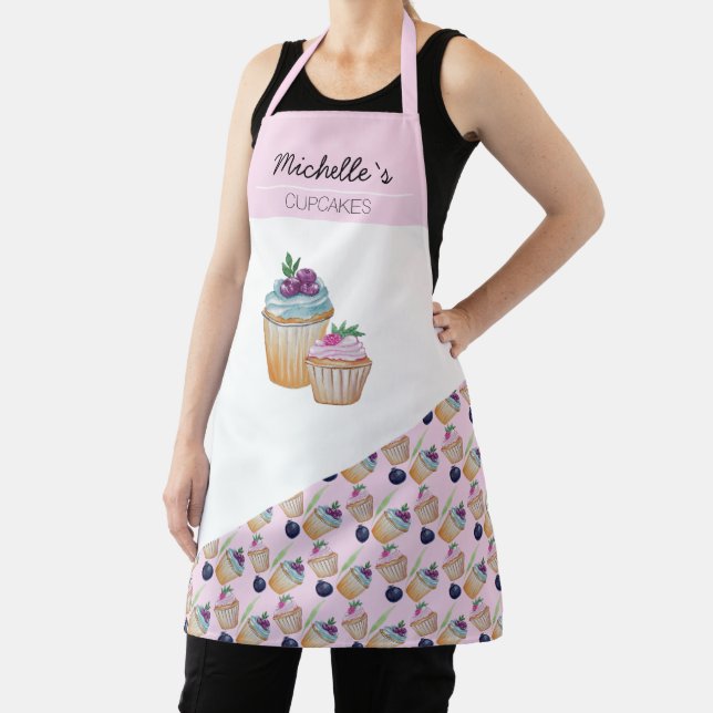 Delantal Tortas Y Frutas Acuarela (in situ)