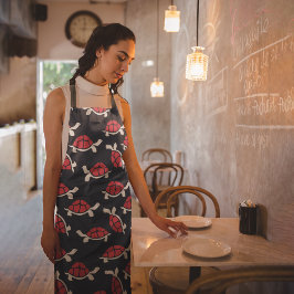 Delantal Tortoise Rojo