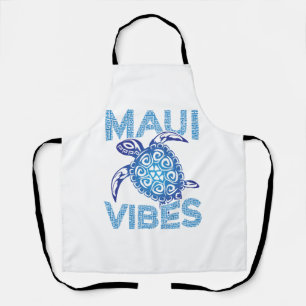 Delantal Tortuga azul tribal polinesia mali vibes