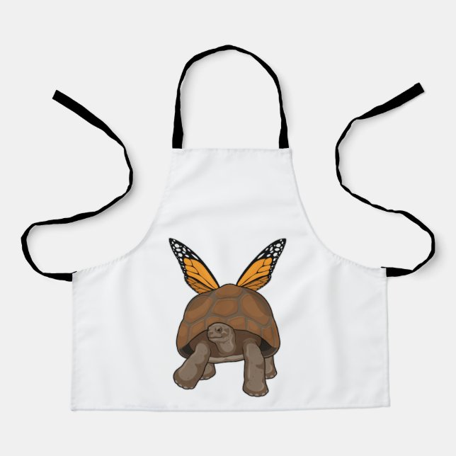 Delantal Tortuga con colores arcoiris (Anverso)