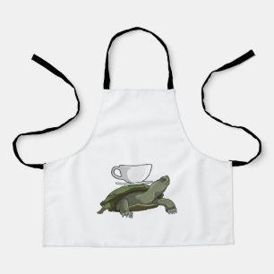 Delantal Tortuga con té