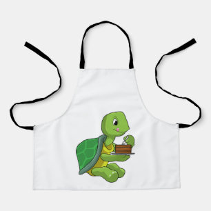 Delantal Tortuga con torta