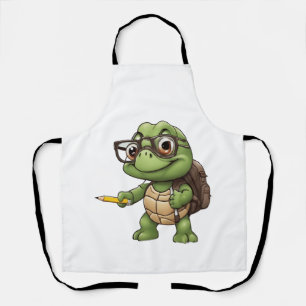 Delantal Tortuga de vuelta al colegio