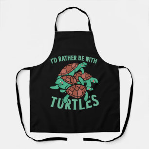 Delantal Tortuga marina preferiría ser