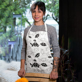 Delantal Tortuga negra