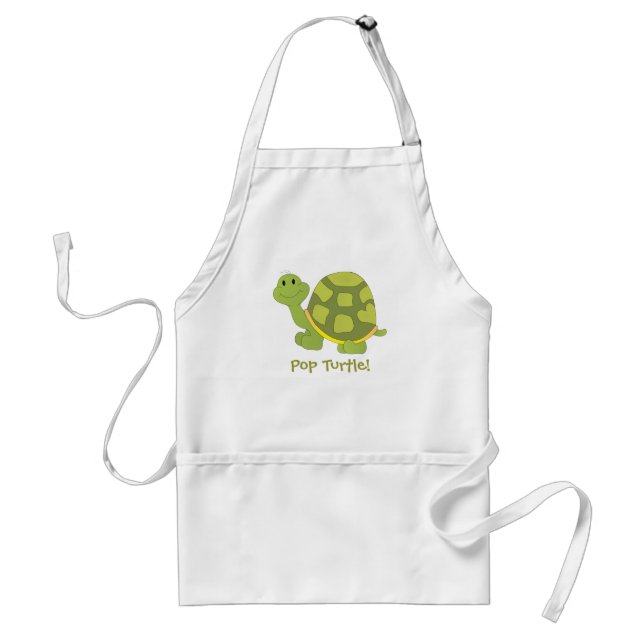 Delantal ¡Tortuga pop! (Frente)