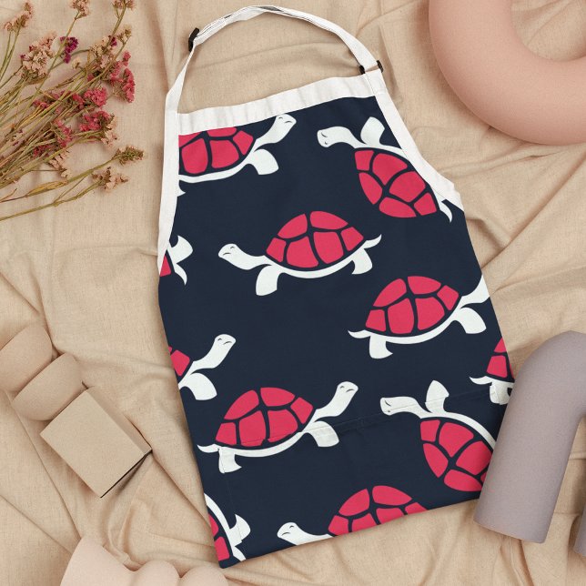 Delantal Tortuga temática oscura (apron)