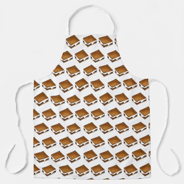 Delantal Tostado Marshmallow Campfire Fire S. Mores (Anverso)