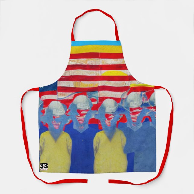 Delantal Trabajador de Estados Unidos (Anverso)